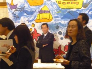 渚晴彦「世界一大きな絵２０１２」キックオフパーティーへ