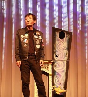 第３回ランドスケープ・データベースセミナー＆懇親会　 代表取締役の福富七海さん恒例のマジックショー