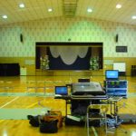学校公演最終日は壱岐市立郷ノ浦中学校でした。
